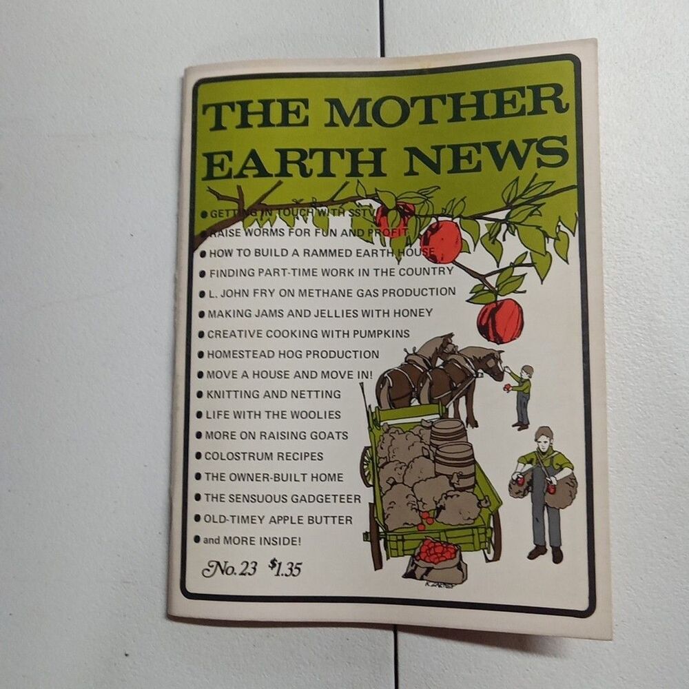 The Mother Earth News Sep 1973 #23 Making Jam and Jellies Honey, Apple